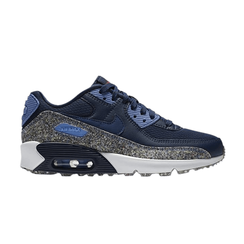 Кроссовки Nike Air Max 90 SE GS 'Midnight Navy Speckled'
