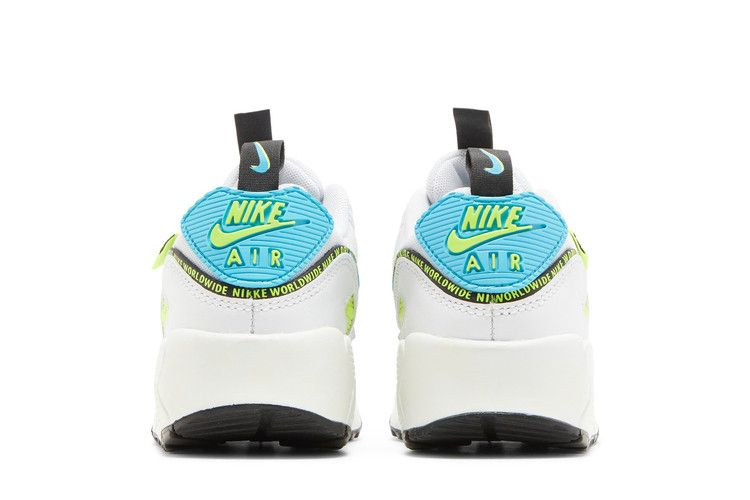 Кроссовки Nike Air Max 90 SE GS 'Worldwide Pack - Blue Fury Volt'