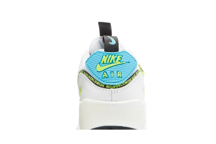 Кроссовки Nike Air Max 90 SE GS 'Worldwide Pack - Blue Fury Volt'