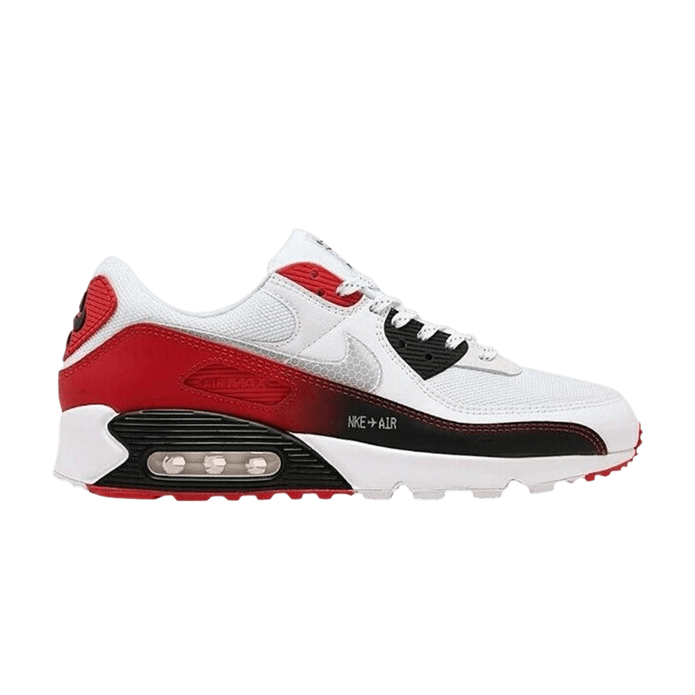 Кроссовки Nike Air Max 90 'White University Red'