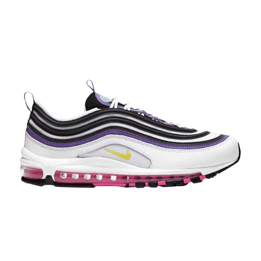 Кроссовки Nike Air Max 97 'White Dynamic Yellow Violet'