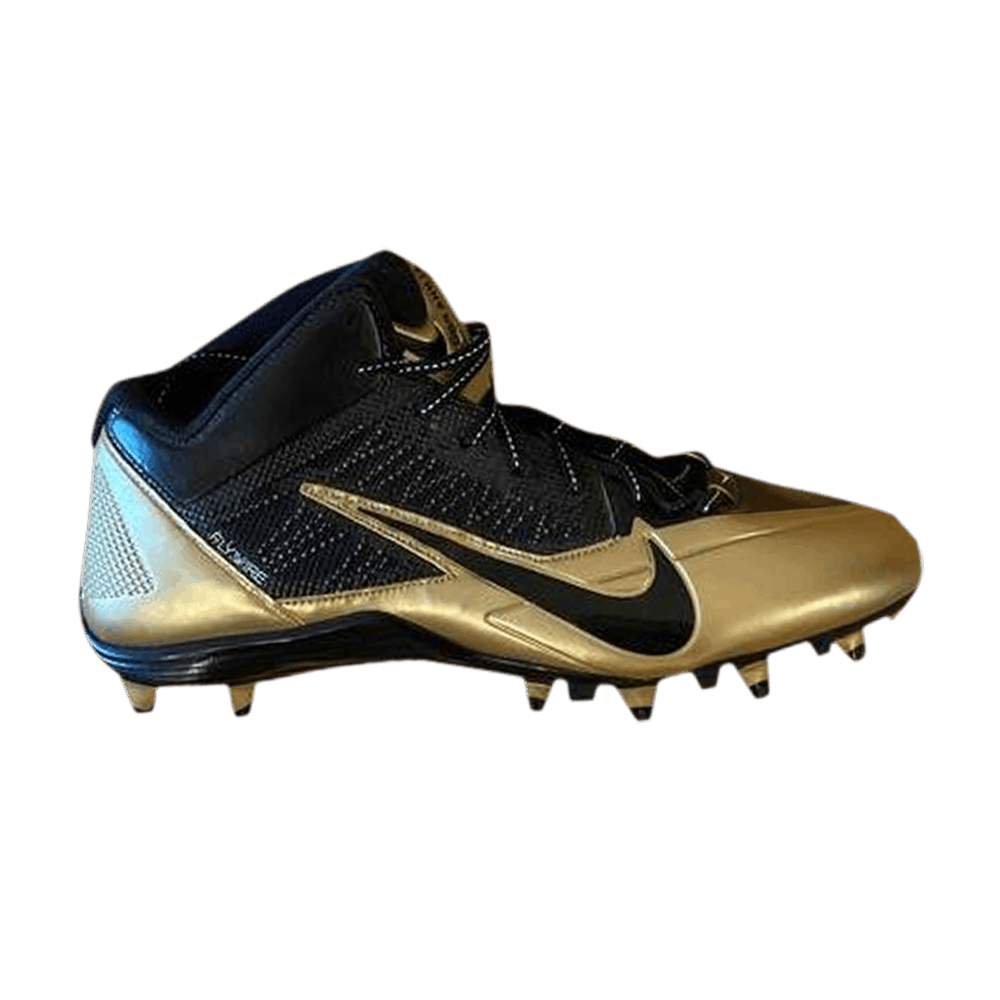 Кроссовки Nike Alpha Pro TD Mid 'Black Metallic Gold'