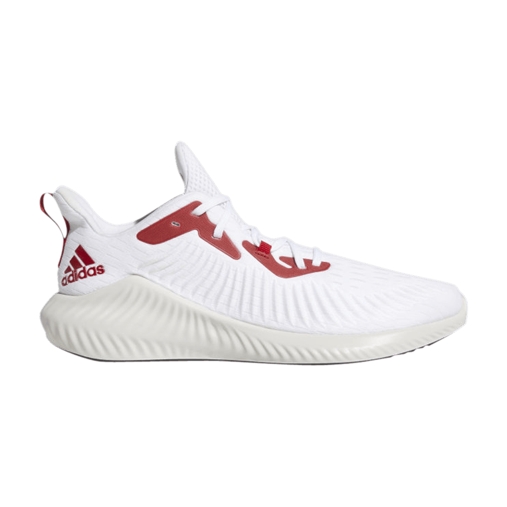 Кроссовки adidas Alphabounce+ 'White Power Red'