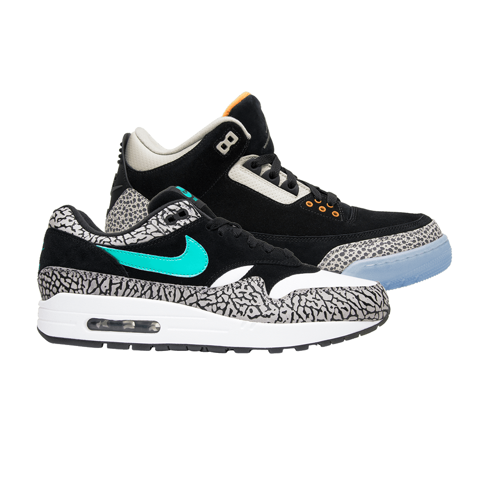 Кроссовки Atmos x Air Jordan 3 Retro & Air Max 1 'Safari Pack'