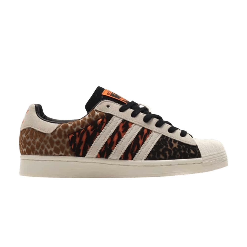 Кроссовки adidas atmos x Superstar 'Crazy Animal'