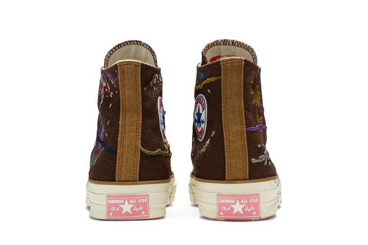 Кроссовки Converse Bandulu x Chuck 70 High 'Paint Splatter - Cappuccino Base'