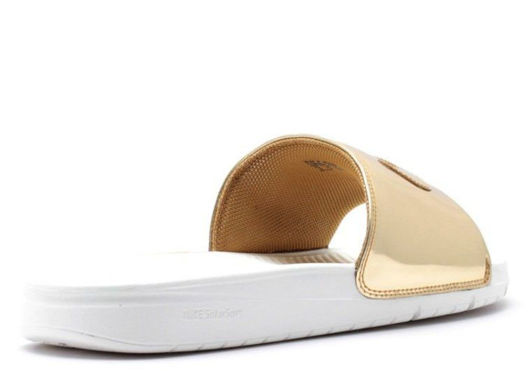 Кроссовки Nike Benassi Solarsoft Slide Sp 'Liquid Gold'