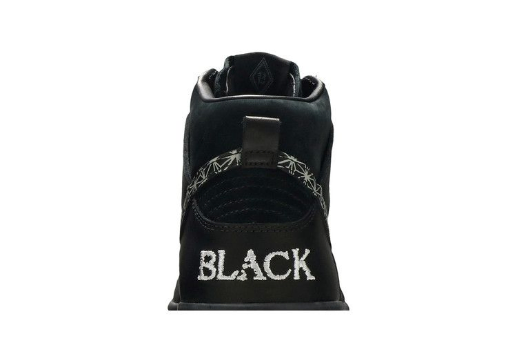 Кроссовки Nike Black Bar x SB Zoom Dunk High Pro 'Black'