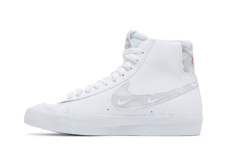 Кроссовки Nike Blazer Mid '77 GS 'White Logo Print'