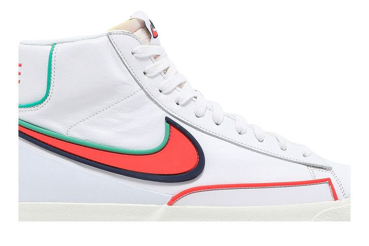 Кроссовки Nike Blazer Mid '77 Infinite 'White Blue Void Crimson'