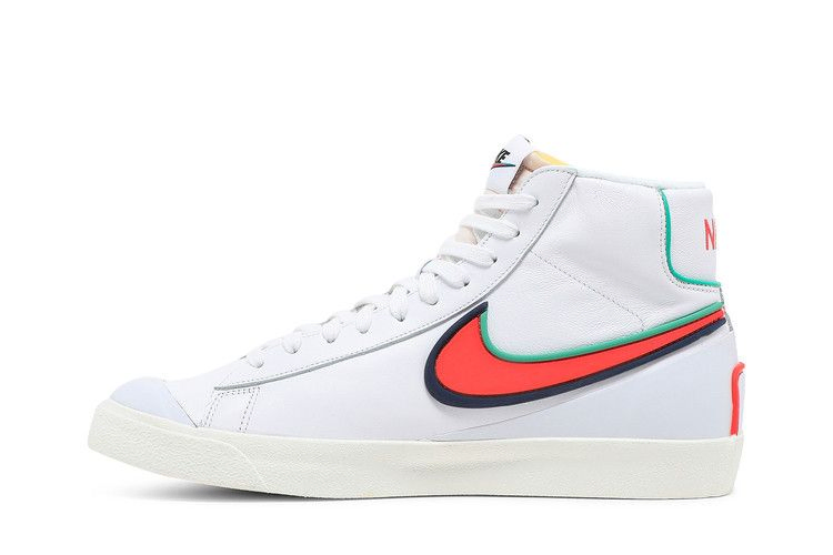 Кроссовки Nike Blazer Mid '77 Infinite 'White Blue Void Crimson'