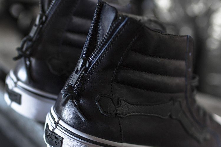 Кроссовки Vans Blends x Sk8-Hi Reissue Zip LX 'Bones - Peacoat'