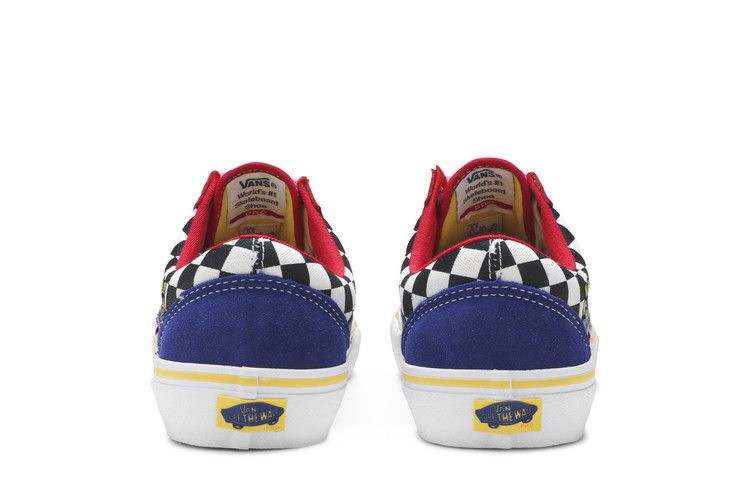 Кроссовки Vans Brighton Zeuner x Old Skool Pro 'Red Checker Blue'