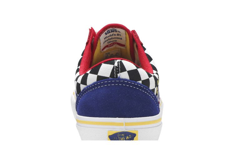 Кроссовки Vans Brighton Zeuner x Old Skool Pro 'Red Checker Blue'