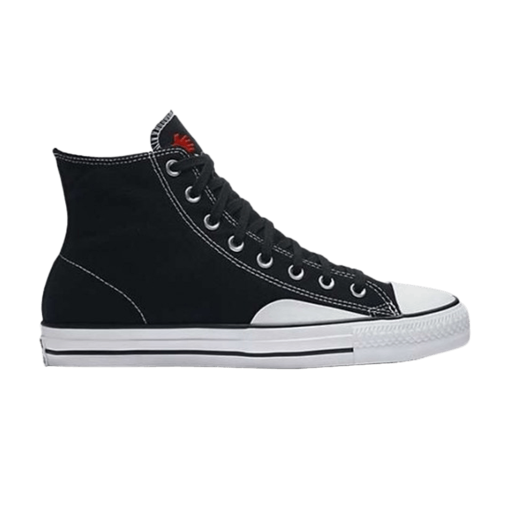 Кроссовки Converse Chocolate Skateboards x Chuck Taylor All Star Pro Hi 'Black White Red'