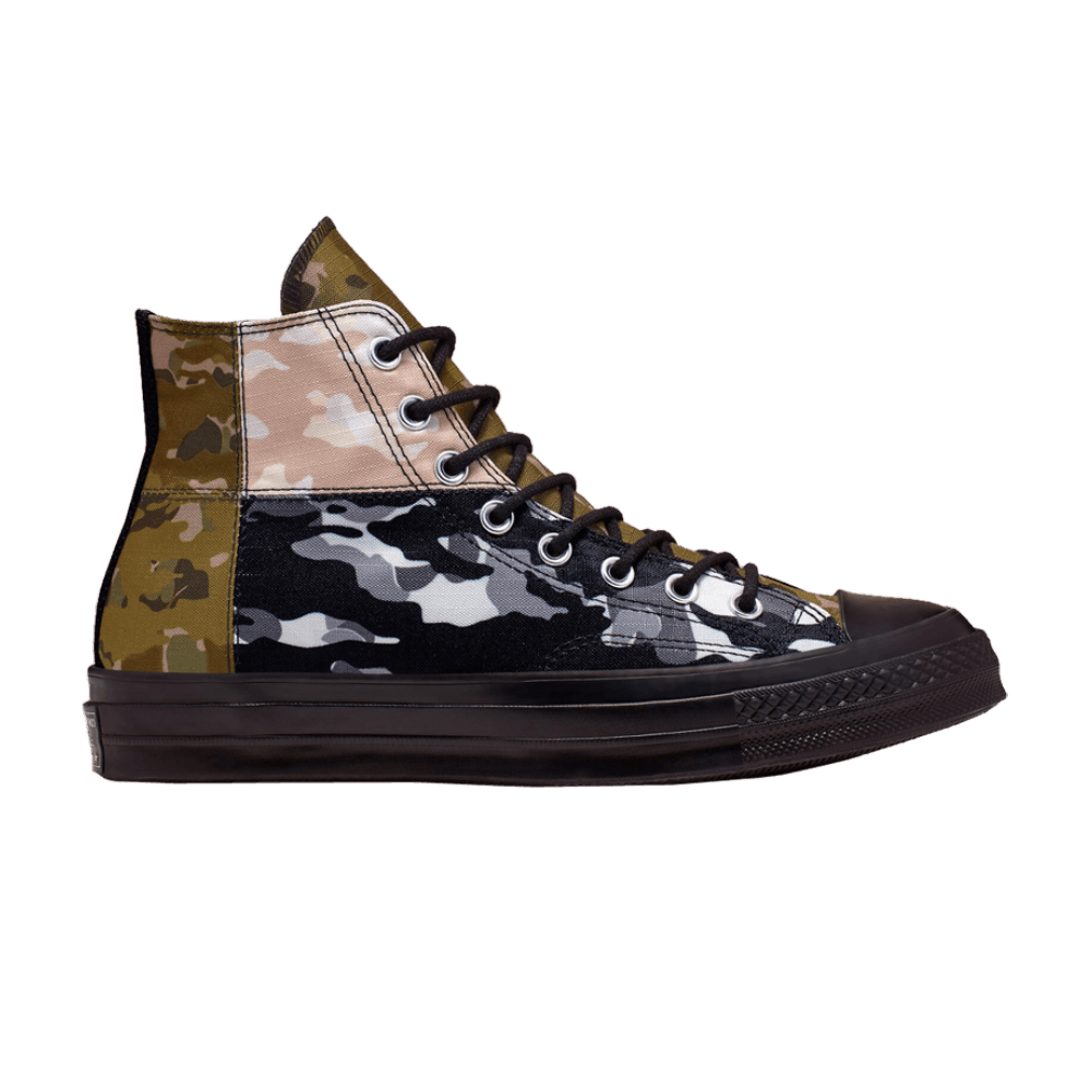Кроссовки Converse Chuck 70 High 'Patchwork Blocked - Camo Black'