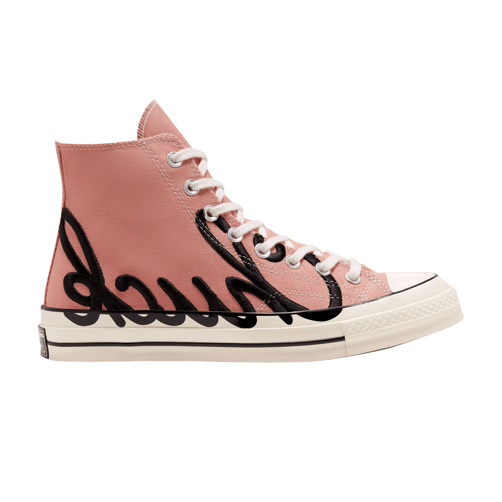 Кроссовки Converse Chuck 70 High 'Scripted Signature Print - Rose Gold'