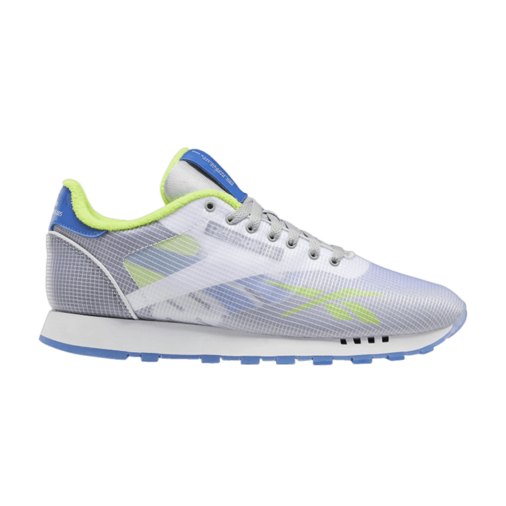 Кроссовки Reebok Classic Leather ATI 'Lime Cobalt'