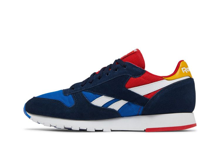 Кроссовки Reebok Classic Leather MU 'Collegiate Navy Red'