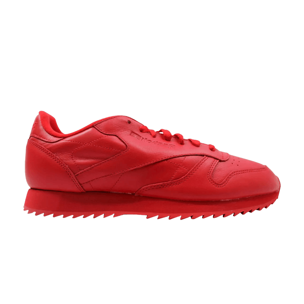 Кроссовки Reebok Classic Leather Ripple Mono 'Scarlet Red'