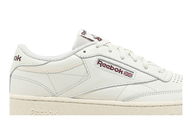 Кроссовки Reebok Club C 85 'Classic White Collegiate Burgundy'