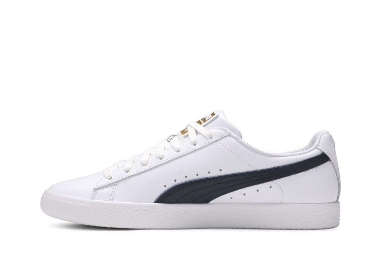 Кроссовки Puma Clyde Core Leather Foil 'White Navy'