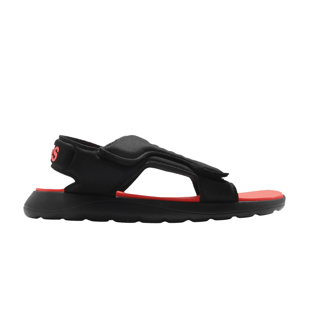 Кроссовки adidas Comfort Sandal J 'Black Solar Red'