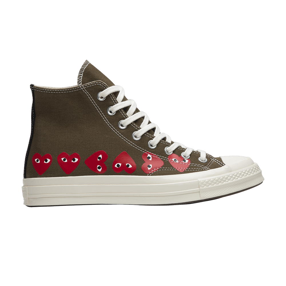 Кроссовки Converse Comme des Garçons Play x Chuck 70 Hi Top 'Multi Heart'