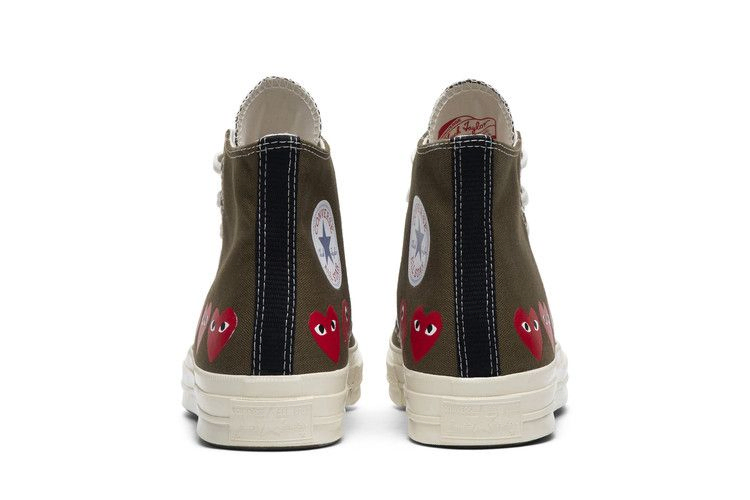 Кроссовки Converse Comme des Garçons Play x Chuck 70 Hi Top 'Multi Heart'