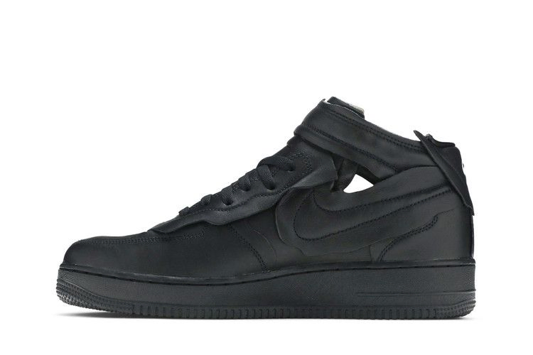 Кроссовки Nike Comme des Garçons x Air Force 1 Mid 'Triple Black'