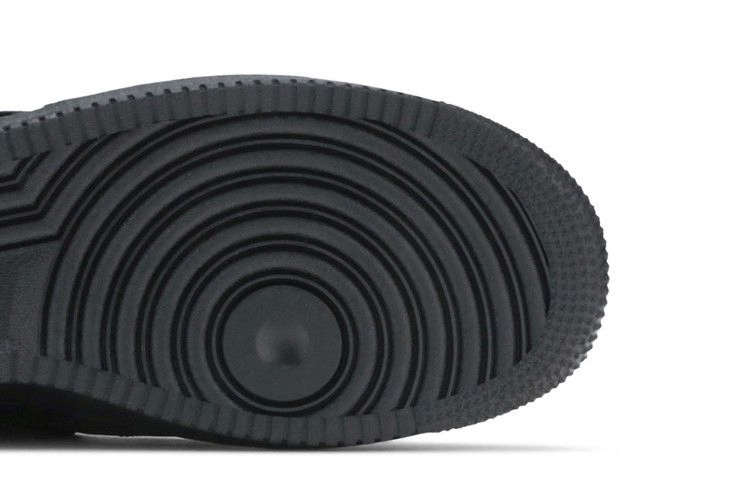 Кроссовки Nike Comme des Garçons x Air Force 1 Mid 'Triple Black'