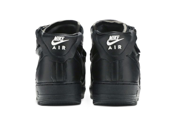 Кроссовки Nike Comme des Garçons x Air Force 1 Mid 'Triple Black'
