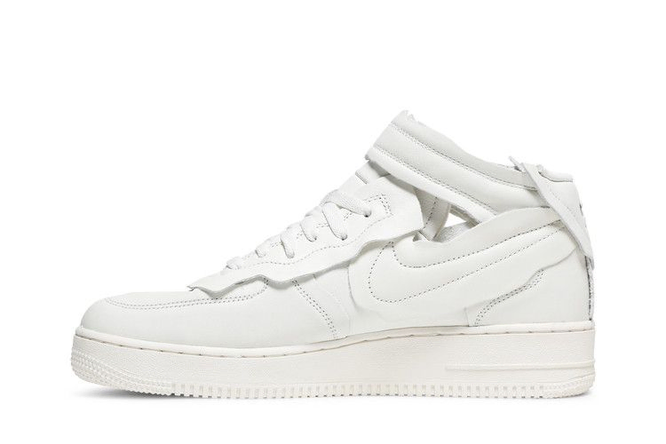 Кроссовки Nike Comme des Garçons x Air Force 1 Mid 'Triple White'