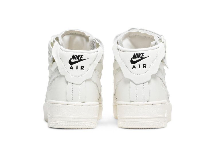 Кроссовки Nike Comme des Garçons x Air Force 1 Mid 'Triple White'