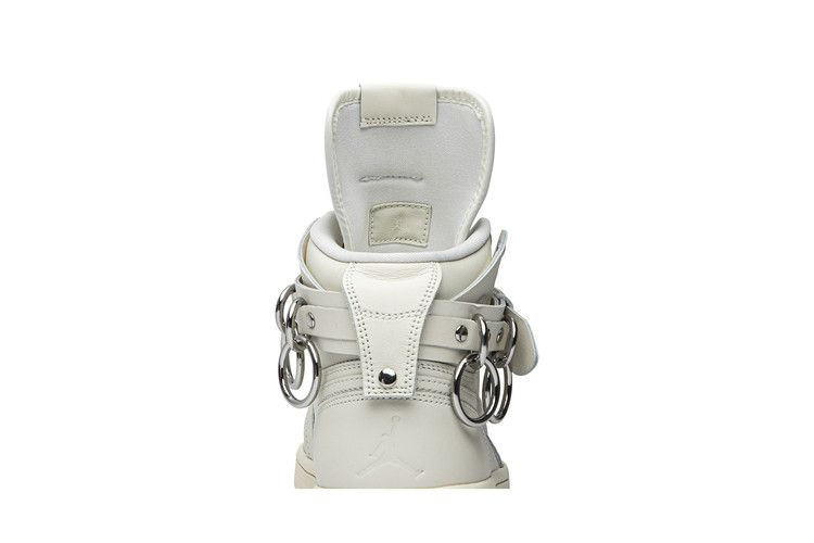 Кроссовки Comme des Garçons x Air Jordan 1 Retro Strap High 'White'