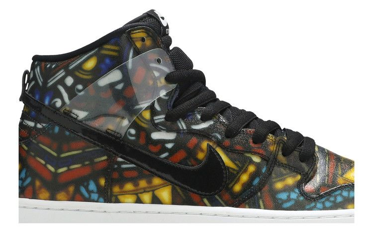 Кроссовки Nike Concepts x SB Dunk High 'Stained Glass' Special Box