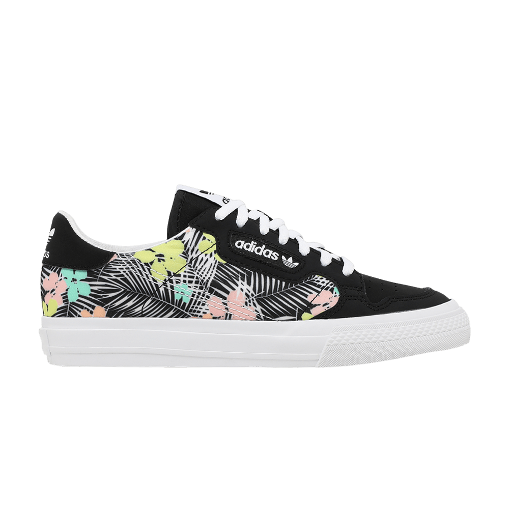 Кроссовки adidas Continental Vulc J 'Black Floral'