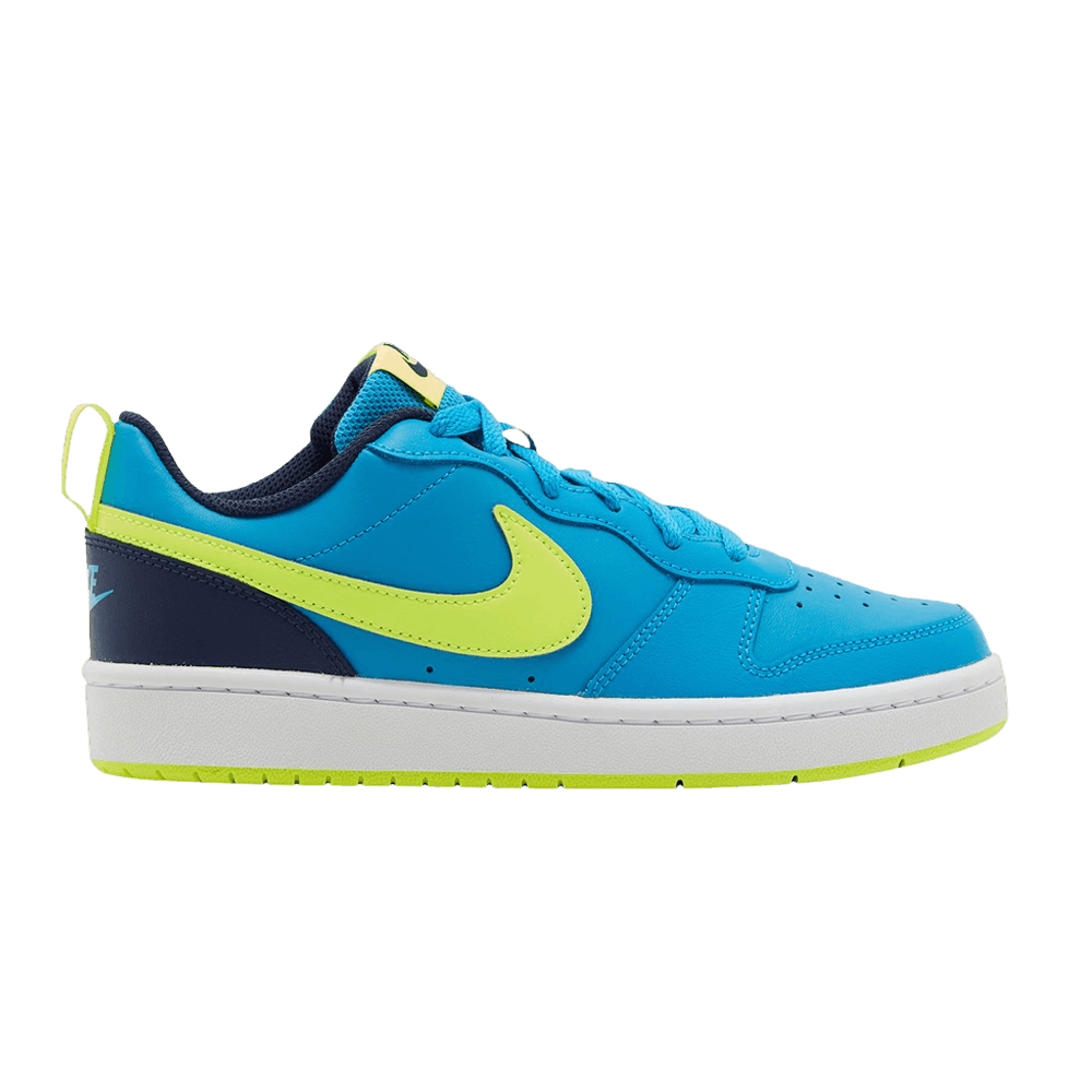 Кроссовки Nike Court Borough Low 2 GS 'Laser Blue Lemon Venom'