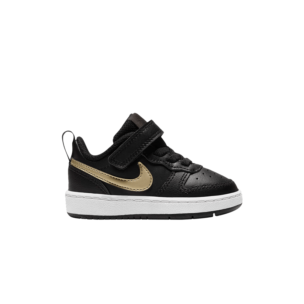 Кроссовки Nike Court Borough Low 2 TD 'Black Metallic Gold Star'