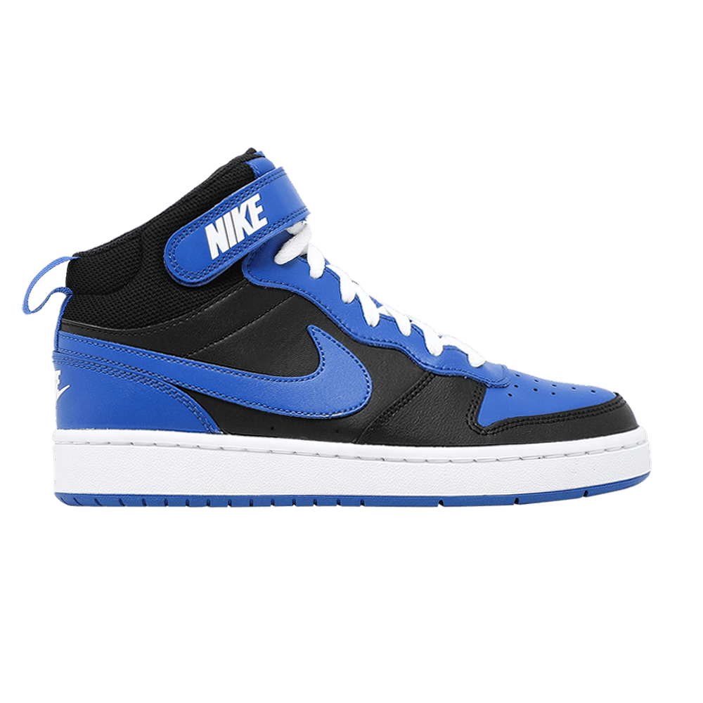 Кроссовки Nike Court Borough Mid 2 GS 'Black Game Royal'