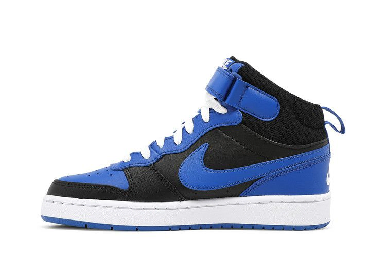 Кроссовки Nike Court Borough Mid 2 GS 'Black Game Royal'