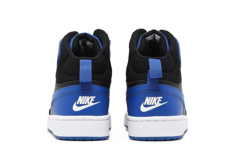 Кроссовки Nike Court Borough Mid 2 GS 'Black Game Royal'