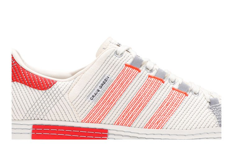 Кроссовки adidas Craig Green x Superstar 'Off White Bright Red'