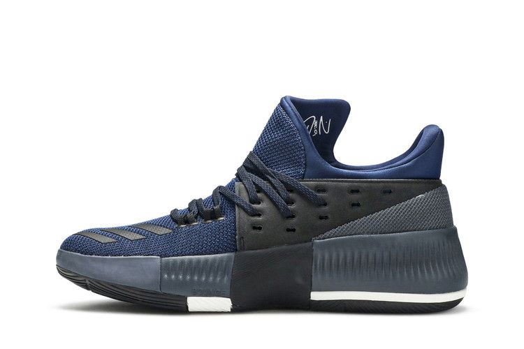 Кроссовки adidas D Lillard 3 J 'Utility Black Mystery Blue'