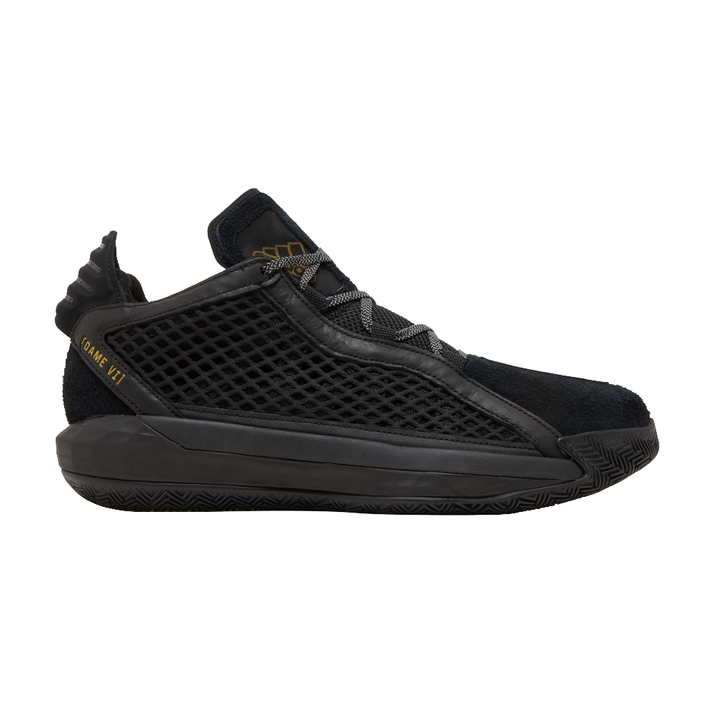 Кроссовки adidas Dame 6 Leather GCA 'Black Gold'