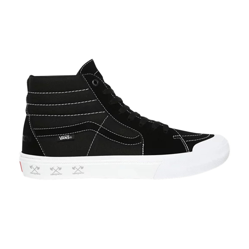 Кроссовки Vans Demolition x Sk8-Hi Pro BMX 'Black White'