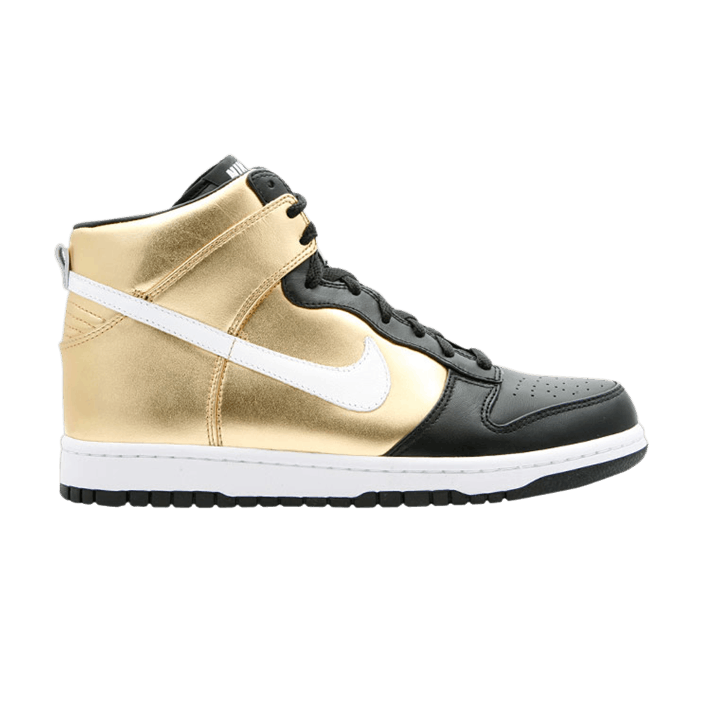 Кроссовки Nike Dunk High Premium 'Metallic Gold'