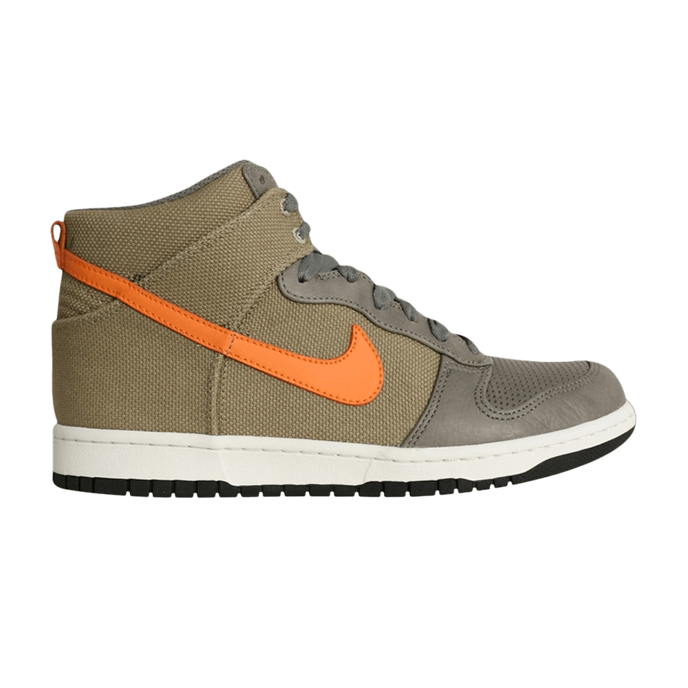 Кроссовки Nike Dunk High Premium 'Classic Olive Mandarin'