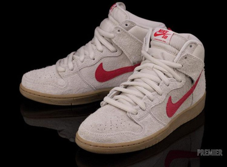 Кроссовки Nike Dunk High Pro SB 'Birch Hyper Red'