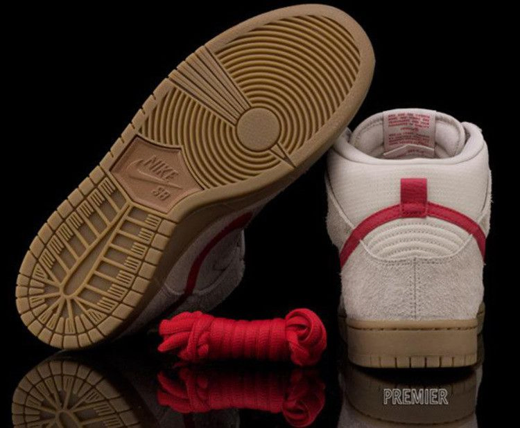 Кроссовки Nike Dunk High Pro SB 'Birch Hyper Red'